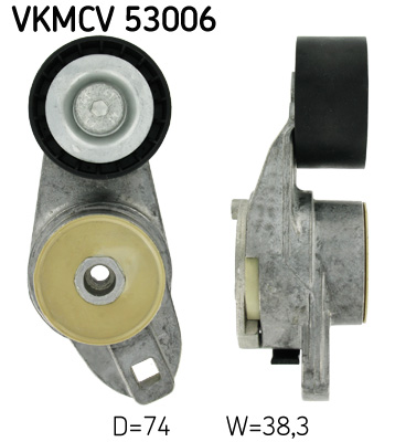 Rola intinzator,curea transmisie VKMCV 53006 SKF